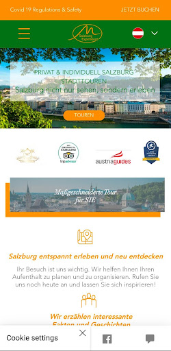 Android application Salzburg Experience screenshort