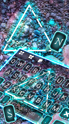 Neon Stone Pyramid Keyboard Ba Screen 2