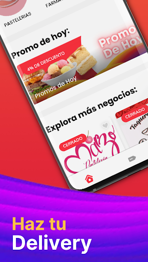 Android application Pídeloo: Entrega de Comida screenshort