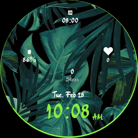 Tropical Watch Face L99