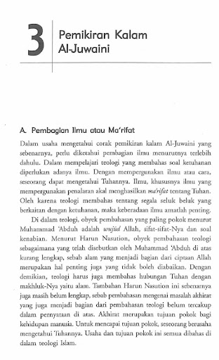 Al-Juwaini Teologi Rasional