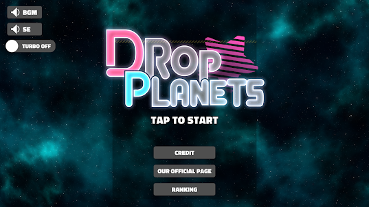 DROP PLANETS - 惑星マージパズル