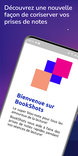 Android application BookShots screenshort