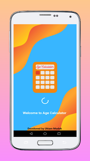 Android application Age Calculator screenshort