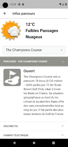 Evian Resort Golf Club Screen 3