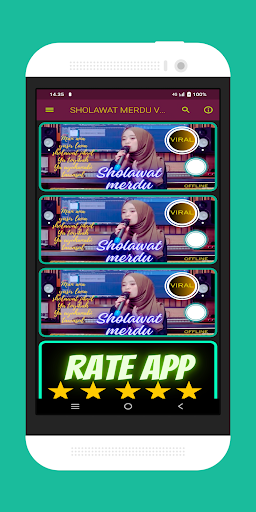 Android application Sholawat merdu viral screenshort
