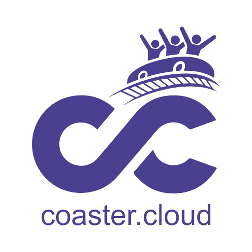 coaster.cloud - Theme park app logo
