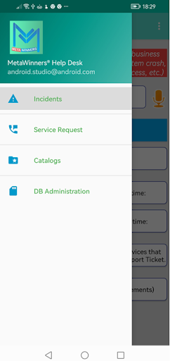 Help Desk MetaWinners Screen 2