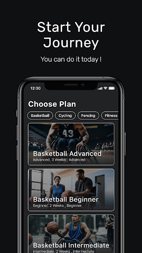 Screenshot of Wheel Fit - Wheelchair Fitness