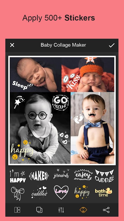 Baby Snaps Pics & Photo Collage Editorのおすすめ画像4