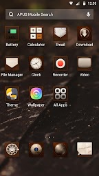 Wooden-APUS Launcher theme