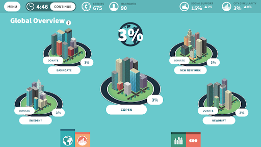 Android application Virtual Cities screenshort