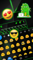 screenshot of Green Glass Tech Theme