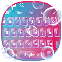 Colourful Glass Bubble Keyboard Theme