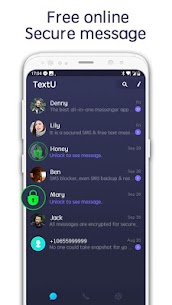 TextU MOD APK- Private SMS Messenger (Premium Unlock) 4