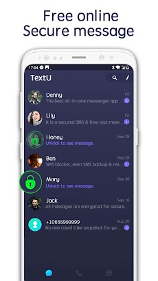TextU - Private SMS Messengerのおすすめ画像4