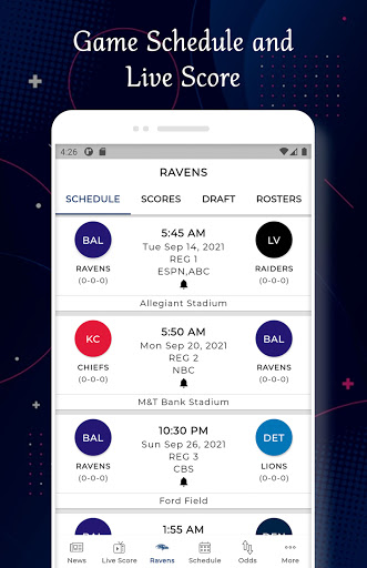 Baltimore - Football Livescore Screen 2