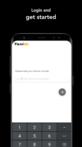 Android application Taxida Operator screenshort