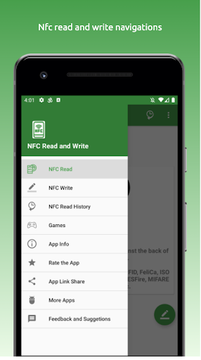 NFC/RF Reader and Writer Screen 2
