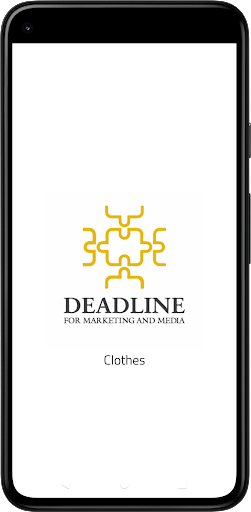 Android application Deadline Clothes screenshort