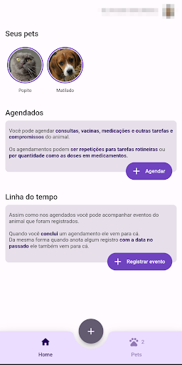 Android application Pets - Carteira de vacinação screenshort
