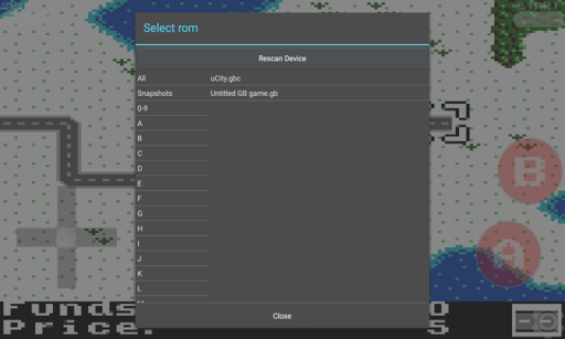 EmuGBC XL (GBC Emulator) Screen 3