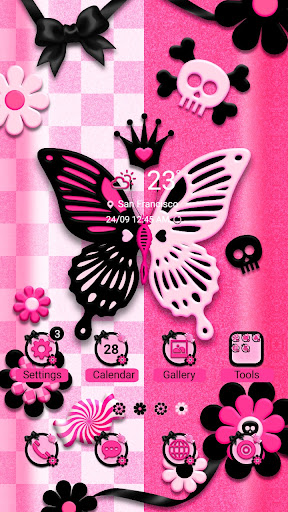 Android application Funky Butterfly - Wallpaper screenshort