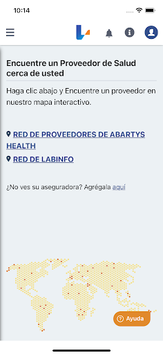 LabInfo Screen 3