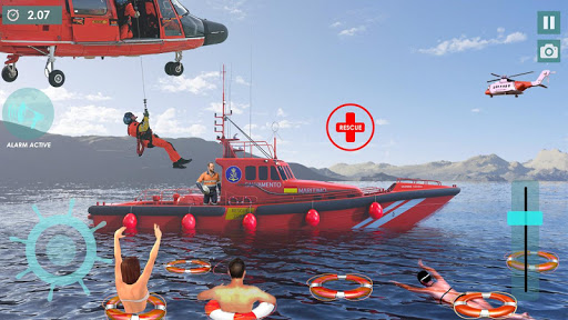 Android application Ship Games Rescue Ship Sim screenshort
