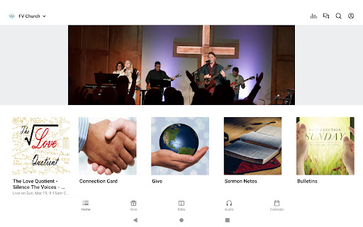 Screenshot of Fox Valley Church WI