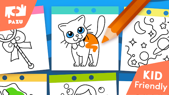Coloring games for kids 2-6