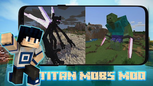 Titan Mobs MOD Minecraft PE