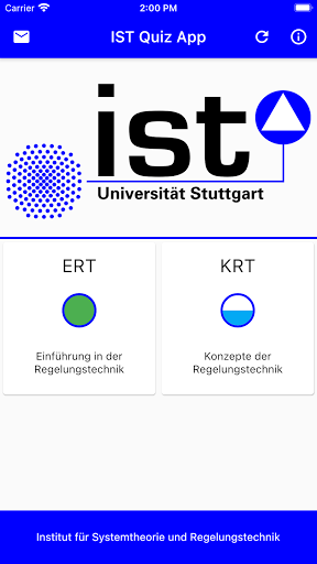 Android application IST Quiz App screenshort