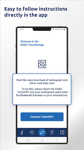 DAKO TransferApp Screen 3