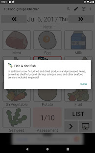 10 Food-groups Checker : simple everyday nutrition 2.2.32 APK screenshots 10