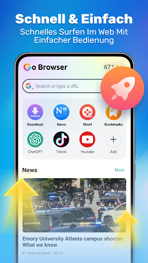 Go Browser - Safe & Fast screenshot 2