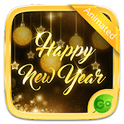 Happy New Year 2018 GO Keyboard Animated Theme  Icon