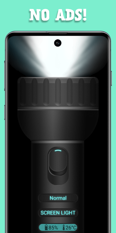 Flashlight Widget&White Screenのおすすめ画像1