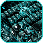 Cover Image of Download Broken Crush Glass Keyboard Ba  APK