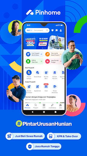 Android application Pinhome - Rumah, KPR & Jasa screenshort