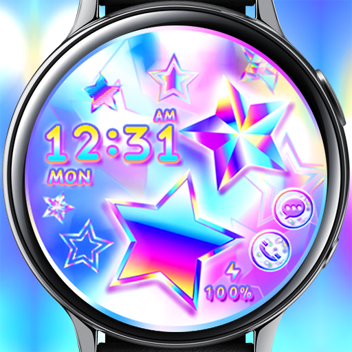 Holographic Star_Watchface logo