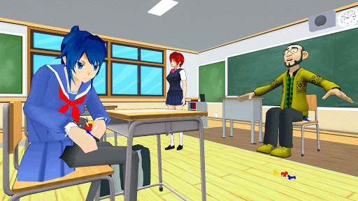 Anime High School Girl 3D Life - Yandere & Sakura apkdebit screenshots 5