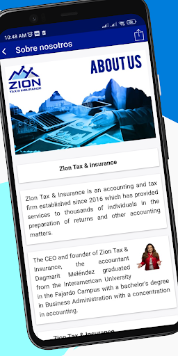 Zion Tax and Insurance Screen 2