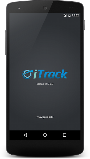 Android application iTrack screenshort