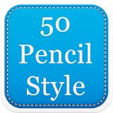 50 Pencil Fonts Style icon