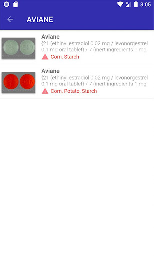 Drug Allergy Checker - Gluten Screen 2
