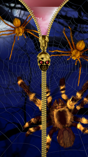 Spider lock screen.
