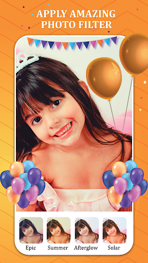 Birthday Photo Frame with Name Screen 3