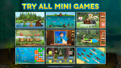 Masha and the Bear: Kids Learning games for free  screenshots 8