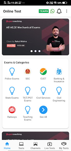 Testbazaar Screen 2